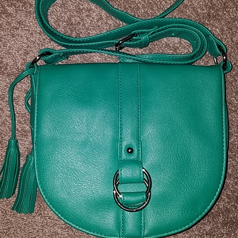 Avon Signiture Collection Green Crossbody Purse